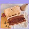 Sandwich-Keks Plüsch-Federmäppchen mit großem Fassungsvermögen für Schüler und Bürogebrauch