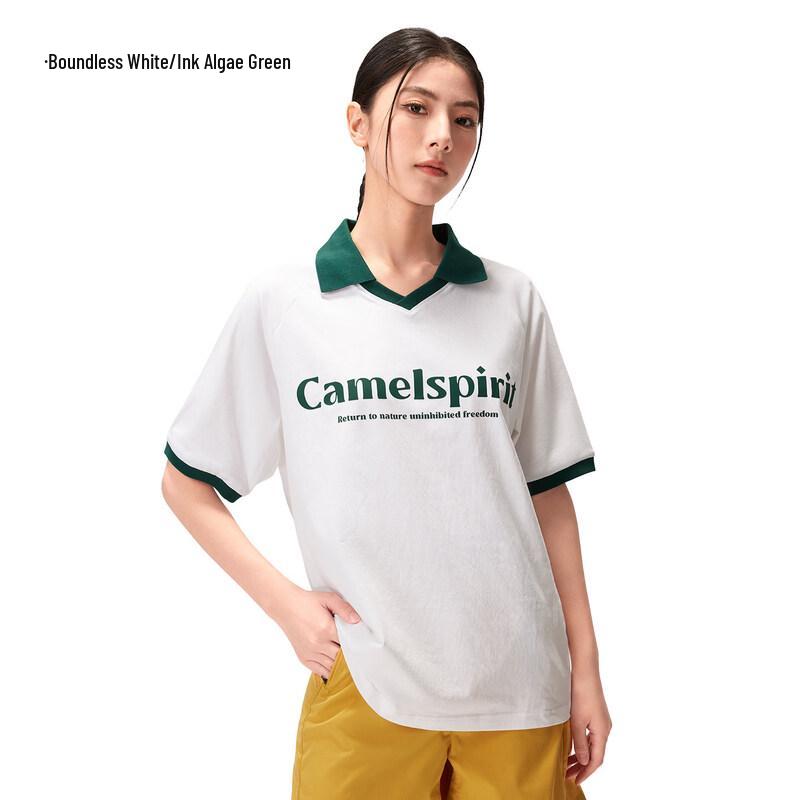 Camel Three-Proof Outdoor Casual Polo T-Shirt L