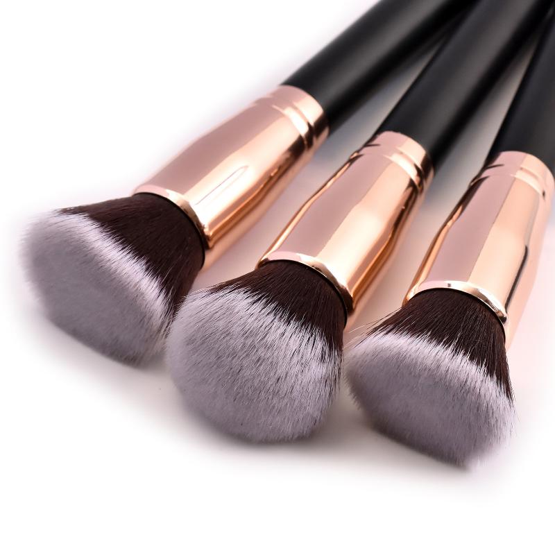 Štětec na make-up single ruměnec štětec podkladový štětec obrysový štětec štětec na sypký pudr profesionální nástroj na make-up štětec