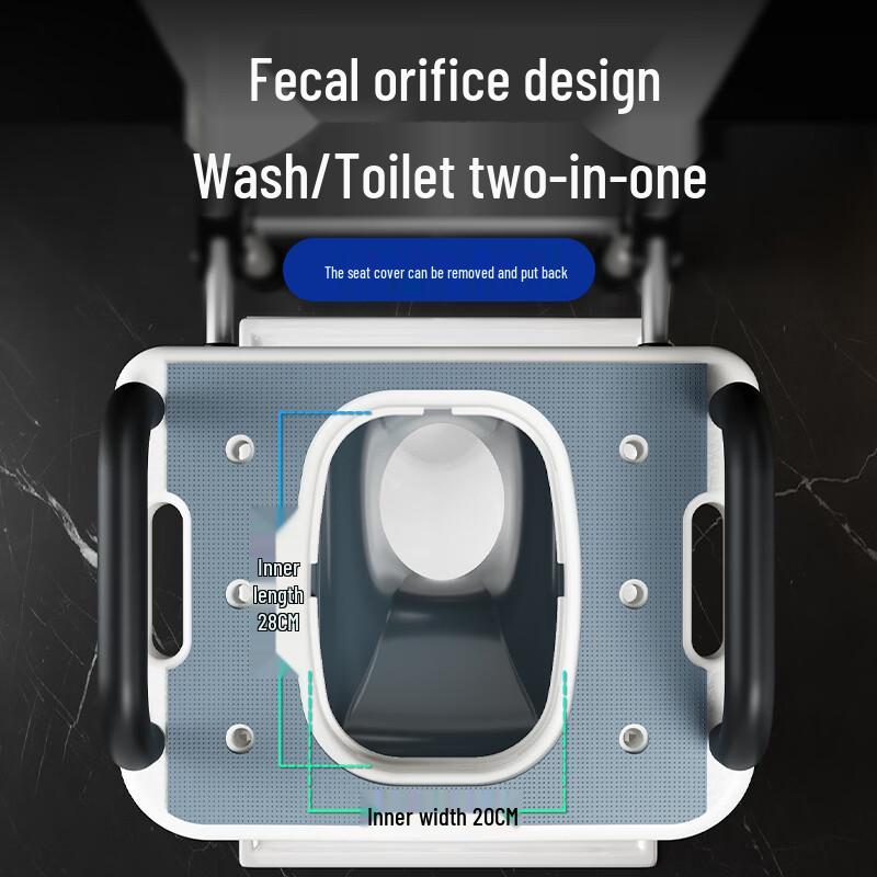 Multi-functional Foldable Commode Chair