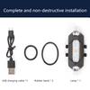 3.7V 90MAH Motorcycle LED Hazard Lights Light Aluminium