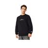 Li Ning Sports Lifestyle Series Letter Round Neck Breathable Versatile Casual Sports Sweatshirt Men Sweatshirt Black AWDV567-4