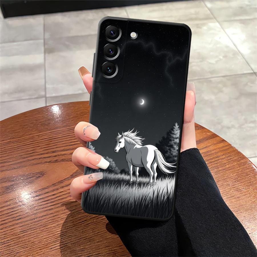 Phone Cover Case for Samsung Galaxy A05 A70 A06 A50 A52 A36 A53 A17 A25 A16 A55 A41 A57 A15 A73 A51 A37 A12 A23 A13 Sky Horse