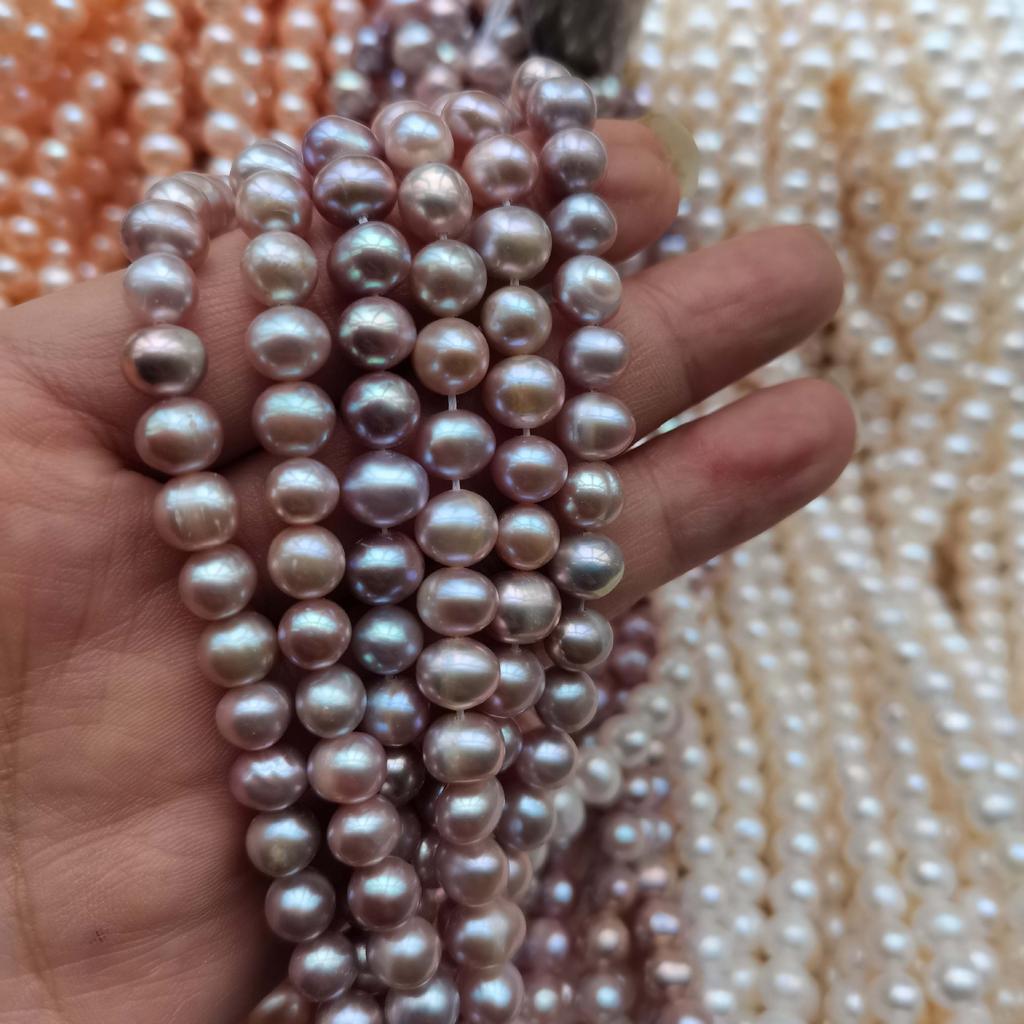 1Strand Pearl Beads 5-5.5mm For Jewelry Making DIY Necklace Bracelet Earrings Accessory Support Dropshipping