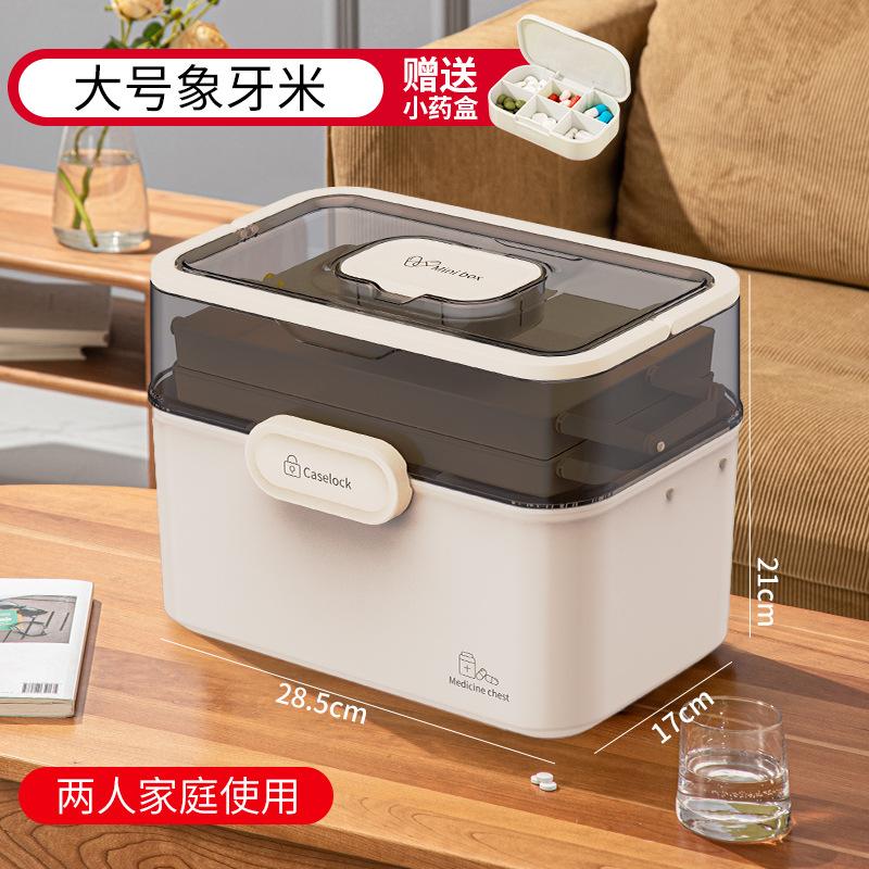 Medicine box, family pack, medicine box, household large capacity