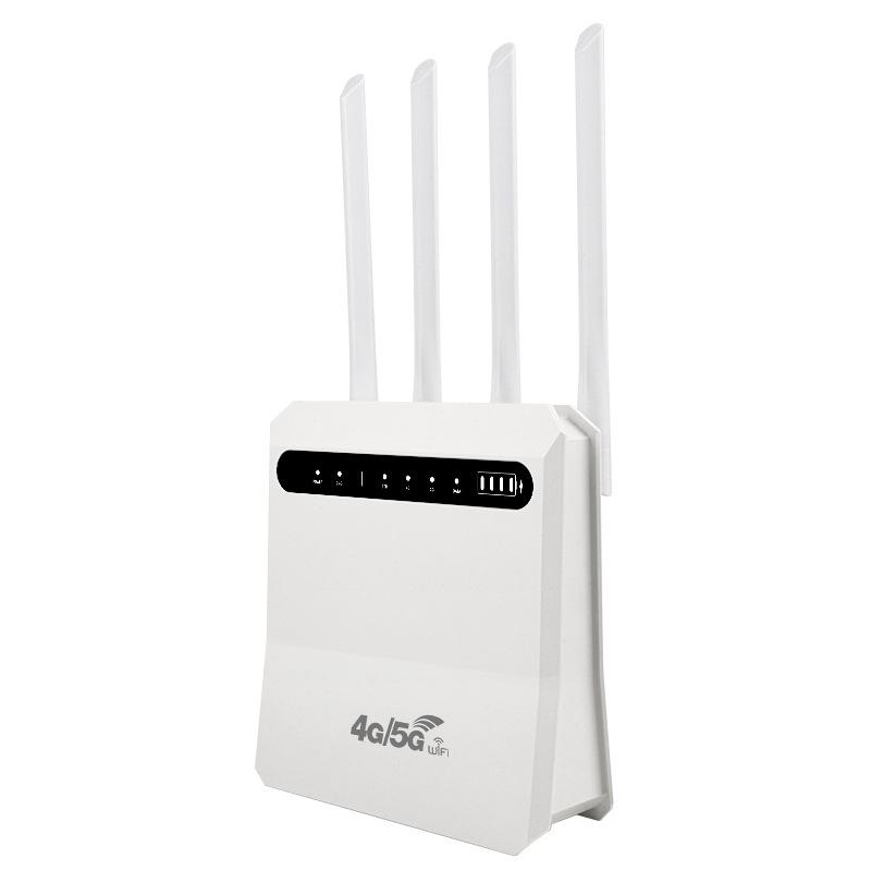 WiFi 6 LTE 4G Router with Optional Battery - Compatible In US, Europe, Asia, South & North America.