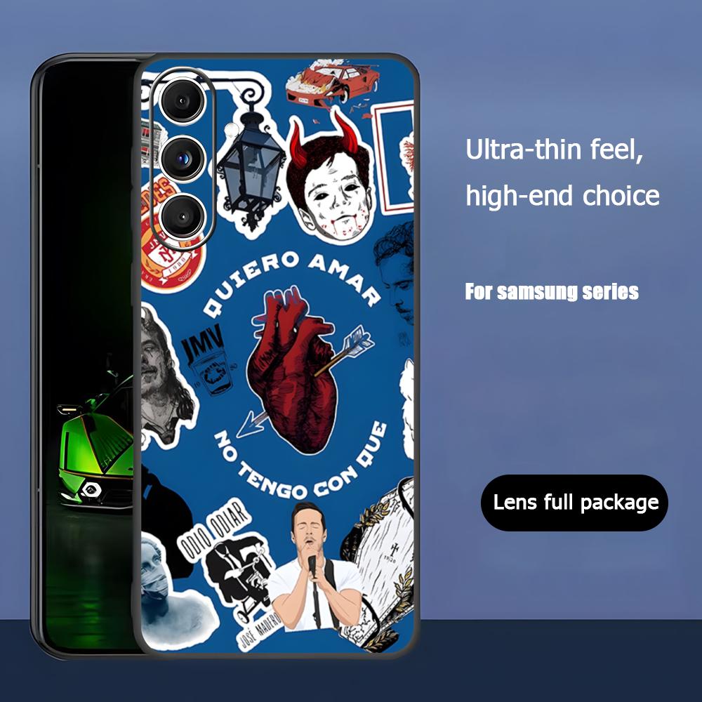 

Star Singer Jose Madero Phone Case For Samsung Galaxy S26 S25 S24 S23 S22 S21 Plus Ultra Note20 Soft Black Galaxy S25 Ultra