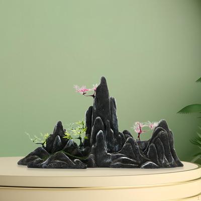 Aquarium Decoration Rockery Fishes Tank Ornament Landscaping Decorative Multiuse Mountain