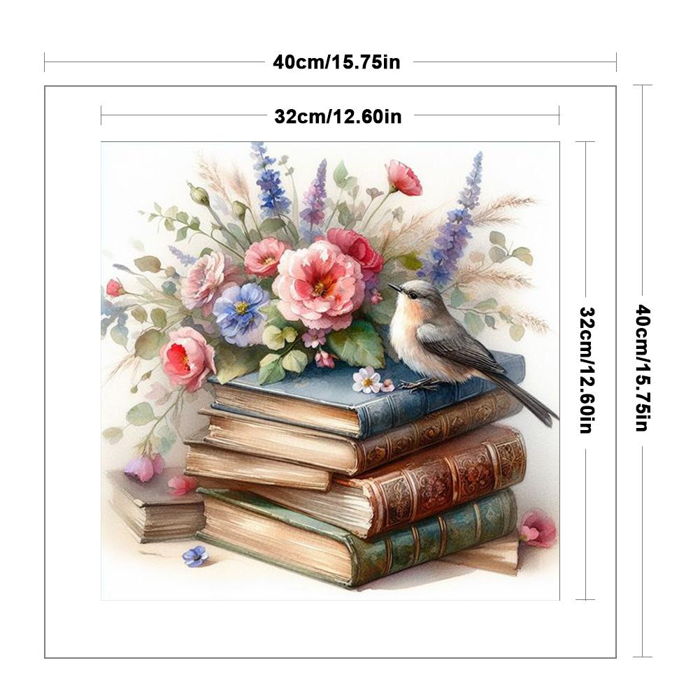 #L Full Embroidery Eco-cotton Thread 11CT Printed Book Cross Stitch Kit Art