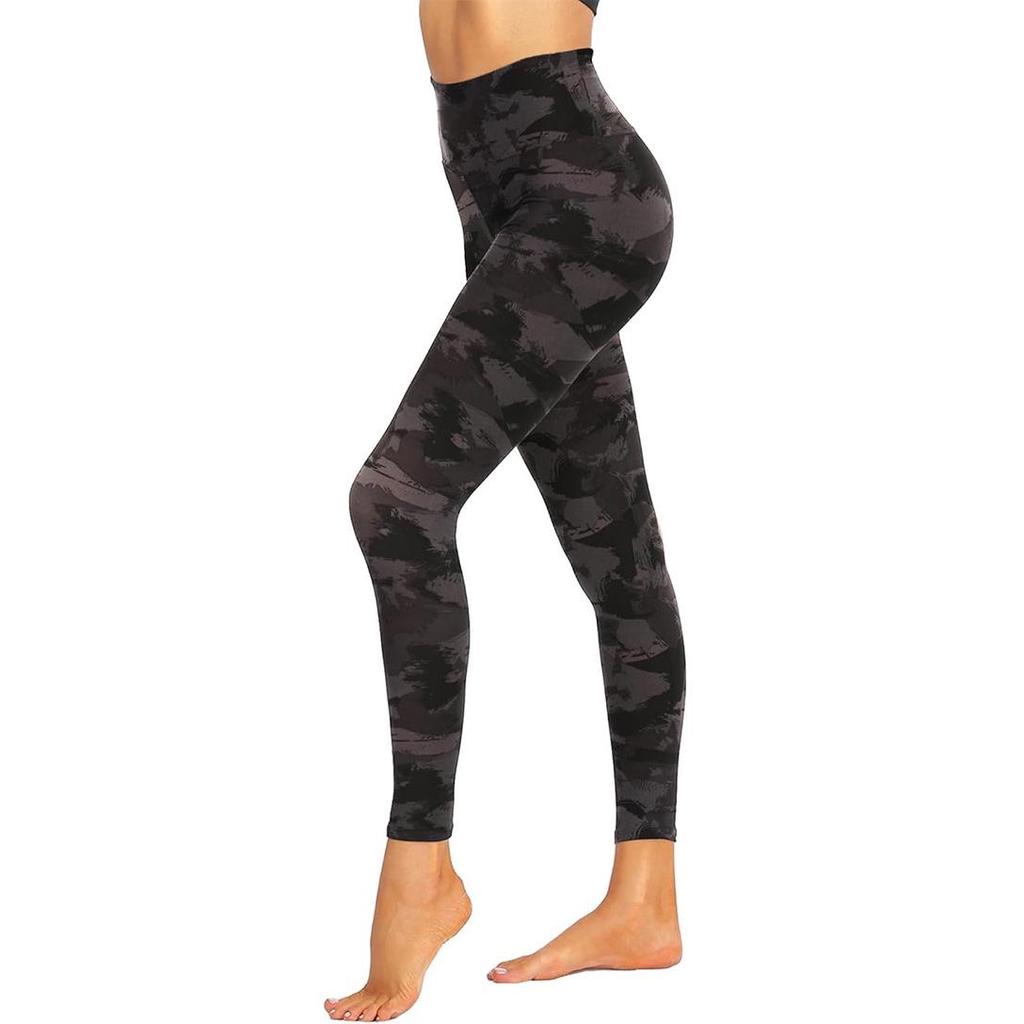Leopard Print High-Waisted Yoga Leggings for Women