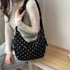 Tide Spring Summer, Simple Polka Dot Largecapacity Commuter Messenger Bag Lazy Wind Highend Bag