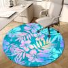 1pc Office Carpet Chair Mats Tropical Floral Pattern Perfect for Decorating Office Chairs, Living Rooms, Or Bedrooms