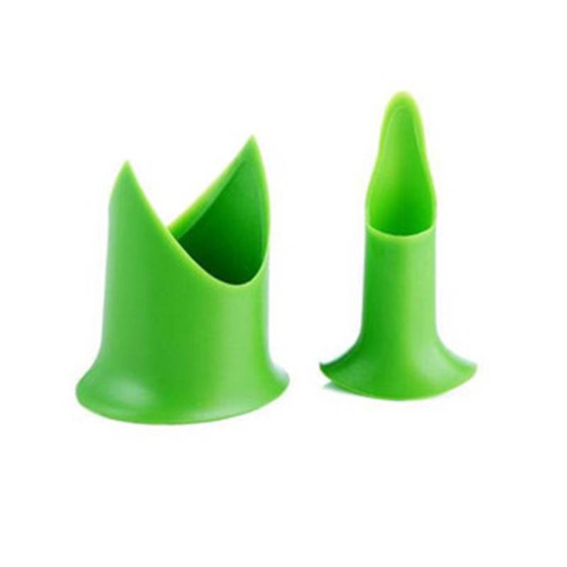 

2pcs Set Bell Pepper Seed Corer Remover Fruit Corer Separator Kitchen Gift Tool зелений