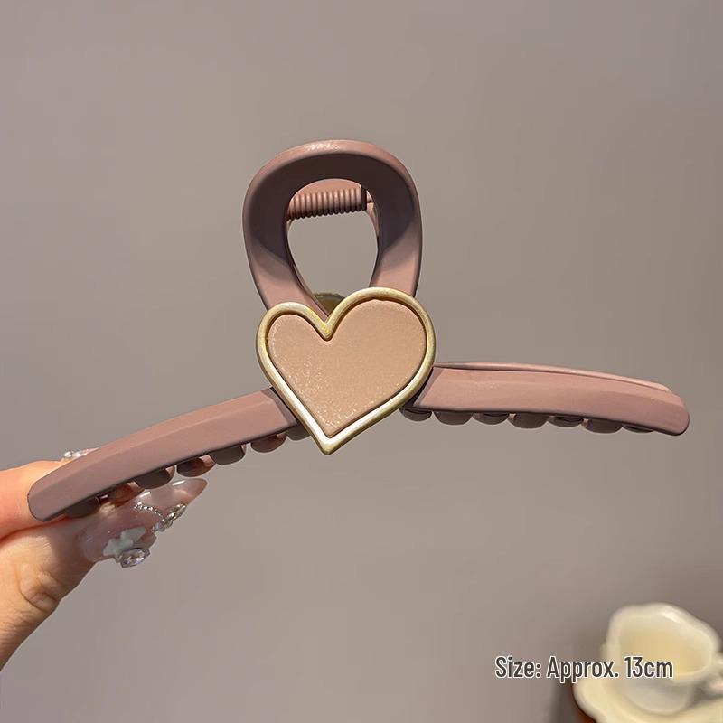 Großer französischer Retro-Klammer-Haarclip für elegante Damenfrisuren.
