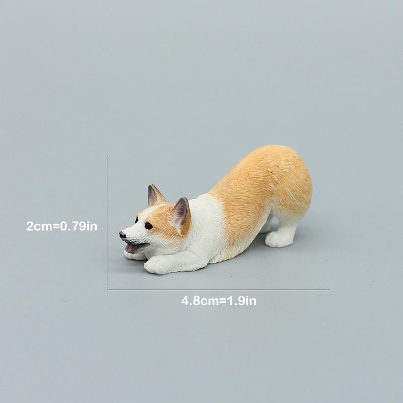 Προσομοίωση Σκύλου Corgi Διακόσμηση Ταμπλό Αυτοκινήτου Χαριτωμένο Σκυλάκι Διακοσμητικό Ταμπλό Αυτοκινήτου Ρητίνη Φιγούρα Σκύλου Διακόσμηση Σπιτιού Γραφείου