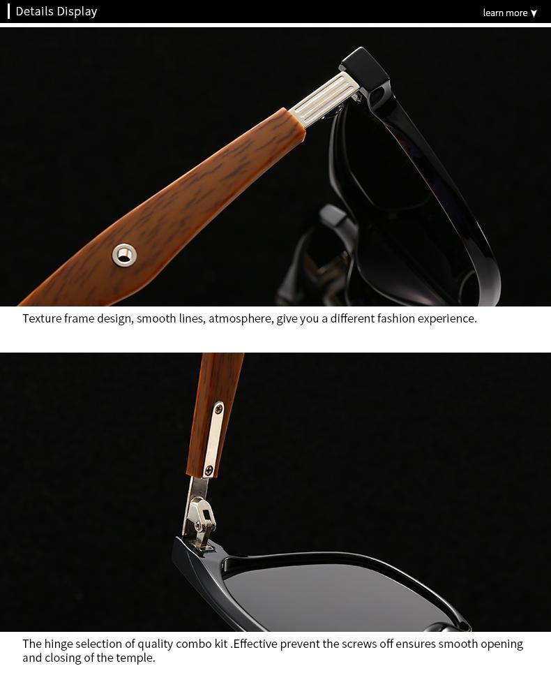 New 1.1 Thickness Polarized Sunglasses Men'S Square Frame Sunglasses Women'S Sunglasses 539551