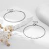 2Pcs Simple Heart Bracelets for Couples Stylish Stainless Steel Bracelets Elegant Heart Designs Wrist Chain For Couples