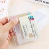 PVC Protective Clear Protector Organizer Sleeve Waterproof Transparent Holder ID Card Protective Case Passport Case