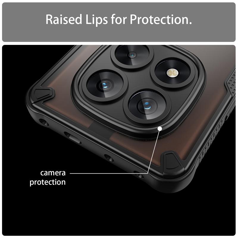 Hybrid Rugged Protective Cover For Xiaomi Redmi Note 14 Pro 5G Note 14 Pro+ Plus Case Shockproof Coque Fundas Capa
