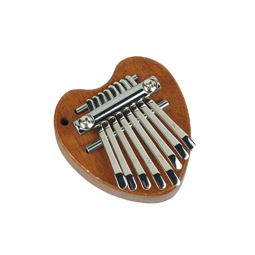 Mini Finger Piano Marimba Hand Piano Finger Harp 8 Keys Kalimba  Gift