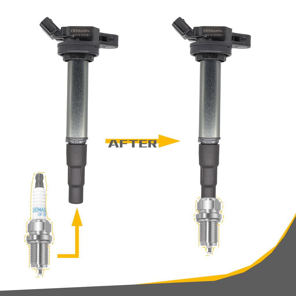 Car & Truck Ignition Systems 4 x New 9091902258 Ignition Coil for