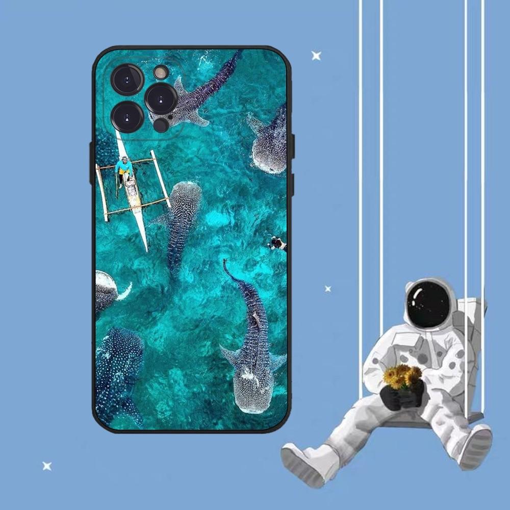 Shark Phone Case For iPhone 14 11 12 13 Mini Pro XS Max Cover 6 7 8 Plus X XR SE 2020 Funda Shell