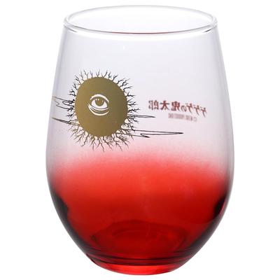 GeGeGe No Kitaro Gradation Mizuki Cup Glass/Shigeru (Red (Back Beard))