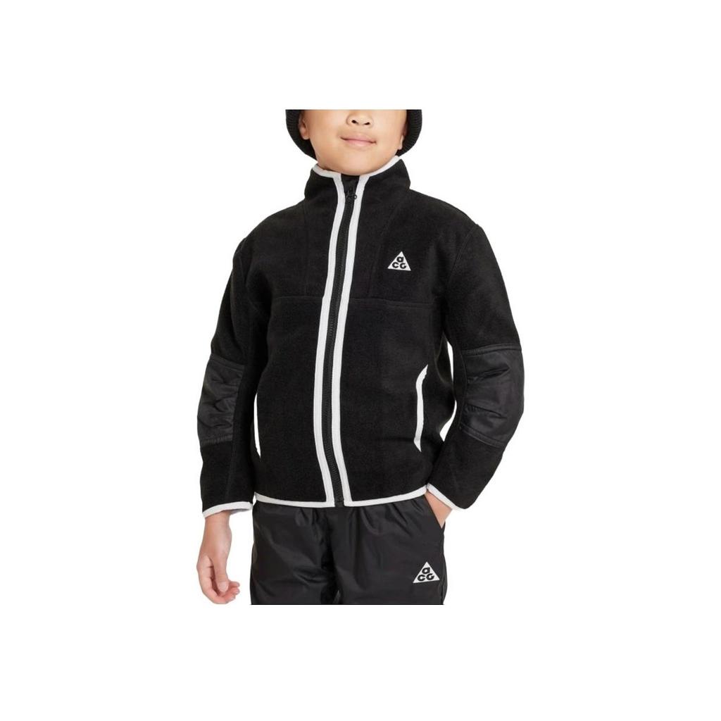 Nike ACG Therma-Fit Sherpa Sweatshirt Core Black/Wolf Grey Kids Streetwear DQ8734-010