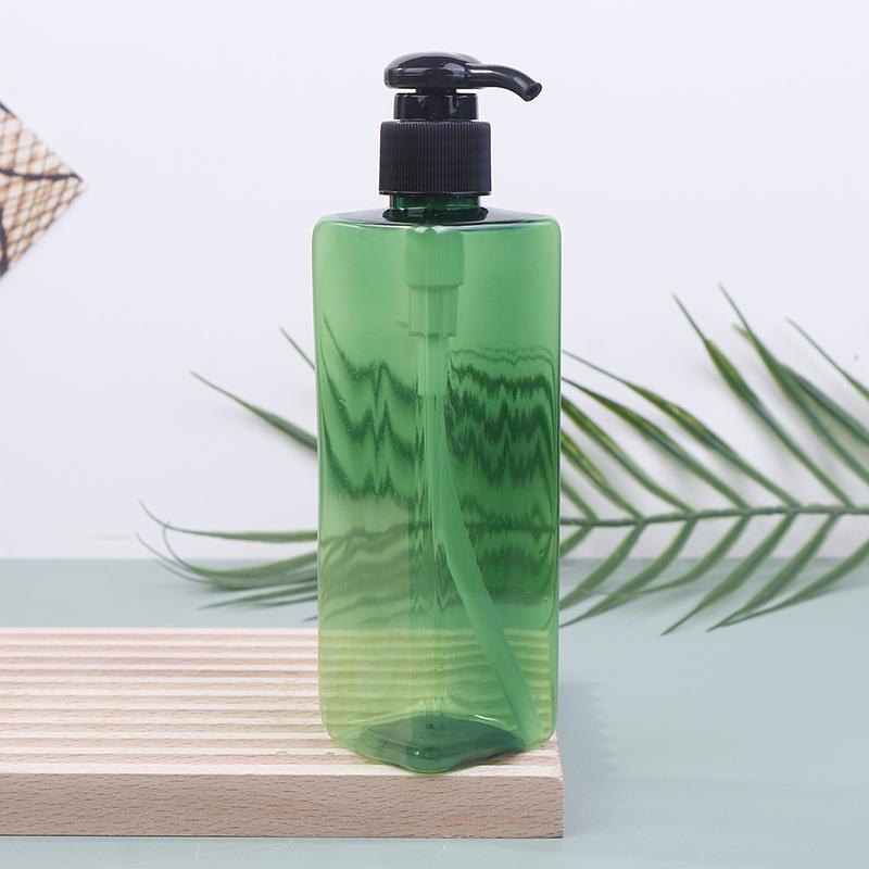 250Ml Square Hand Pump Soap Liquid Dispenser Shampoo Conditioner Bodysoap Gel Pump Bottle Bathroom Empty Lotion Container