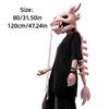 3D Dinosaur Skeleton Mask Headgear 80/120CM Wearable Dinosaur Bone Head Hat Easy To Wear Cool Halloween Dinosaur Skull Headgear