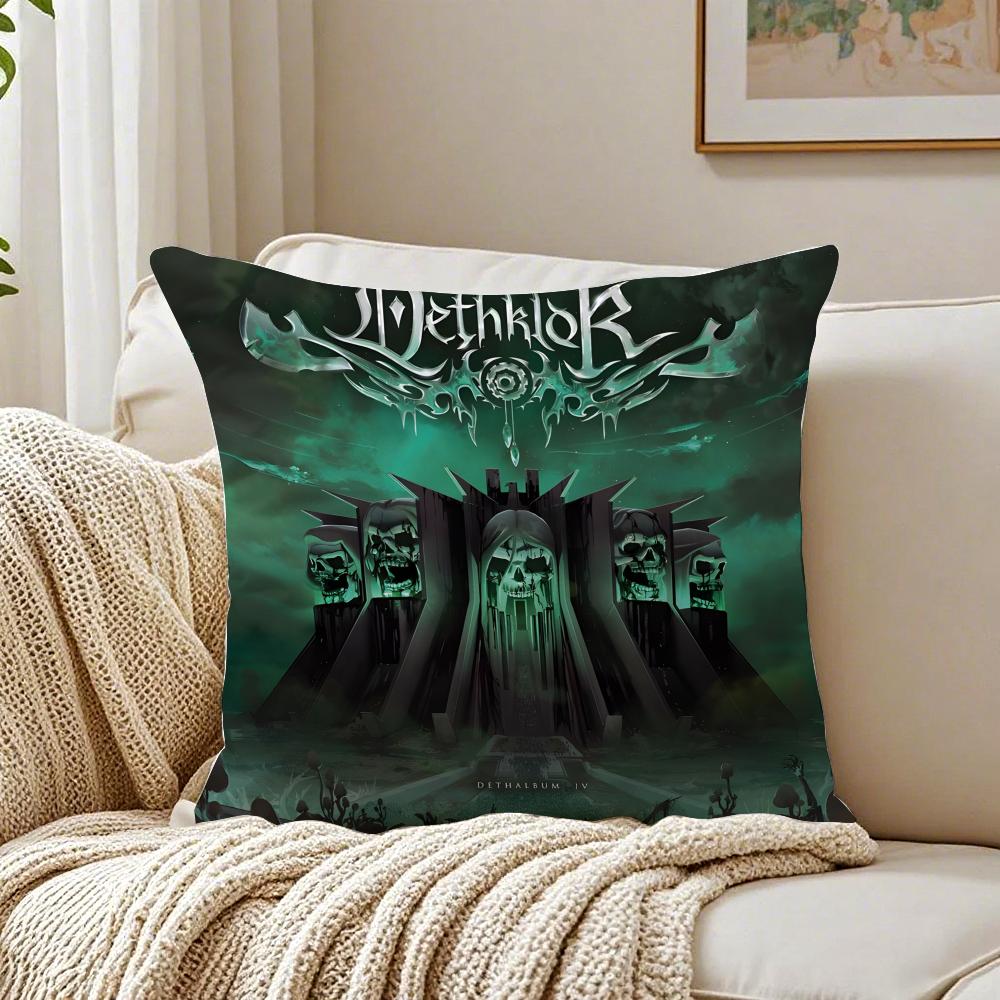 Metal Cartoon Show MMetalocalypse Cushion Cover Linen Pillowcase Soft for Sofa Bed Home Room Decor