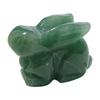 Traditional Chinese Zodiacs Green Aventurine Ornament Carved Crystal Animal Statue For Cultural Home Decors Collectibles