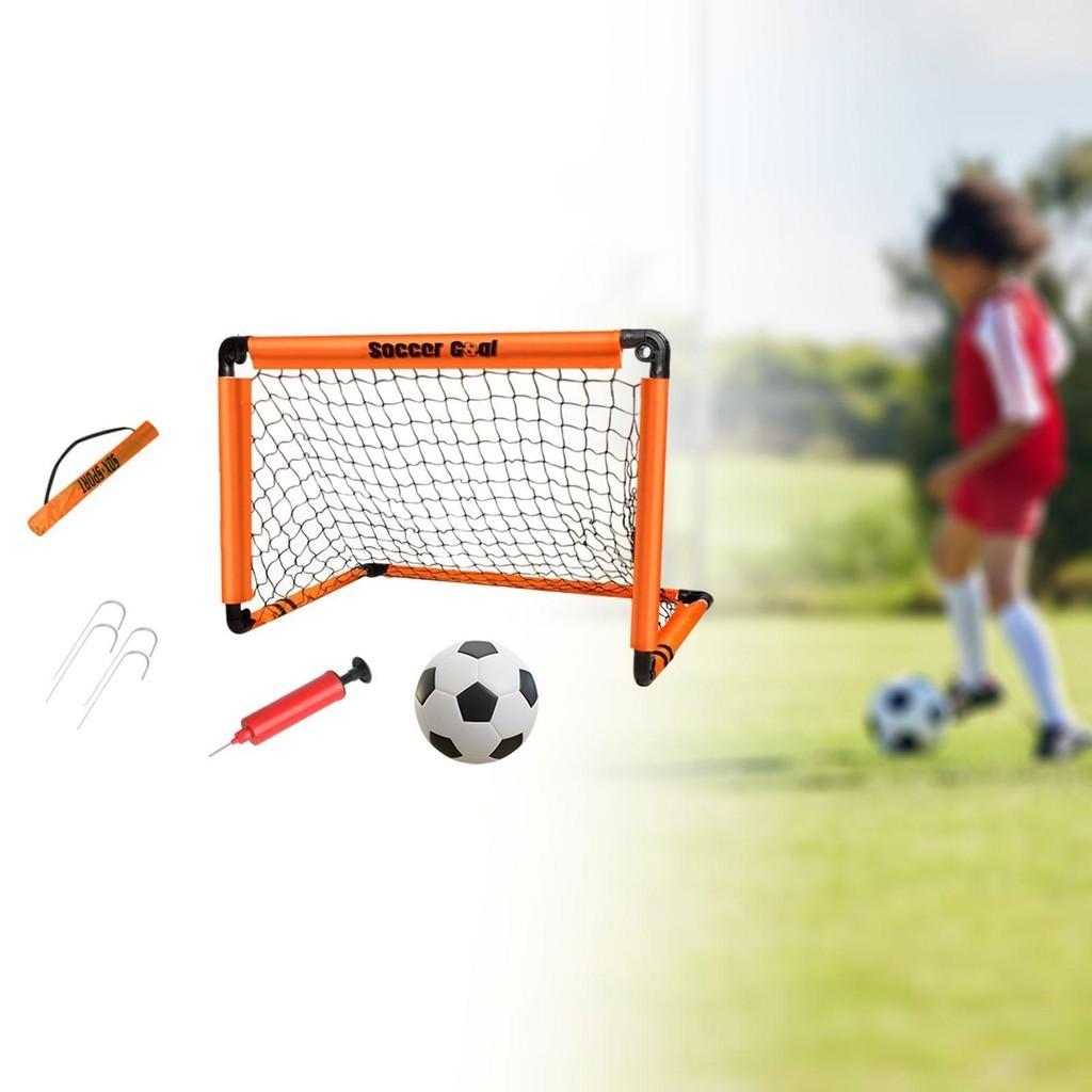 Football Gate Foldable Soccer Goal Park Playground Yard Compact Practice Portable Children's Outdoor Sports Training Set