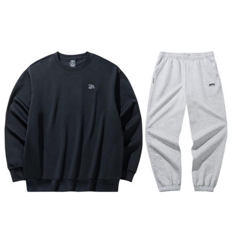 

Anta Long Sleeve Pullover Knitted Casual Sports Suit Unisex Tops 972448711-5+172448301N-1 XXXL