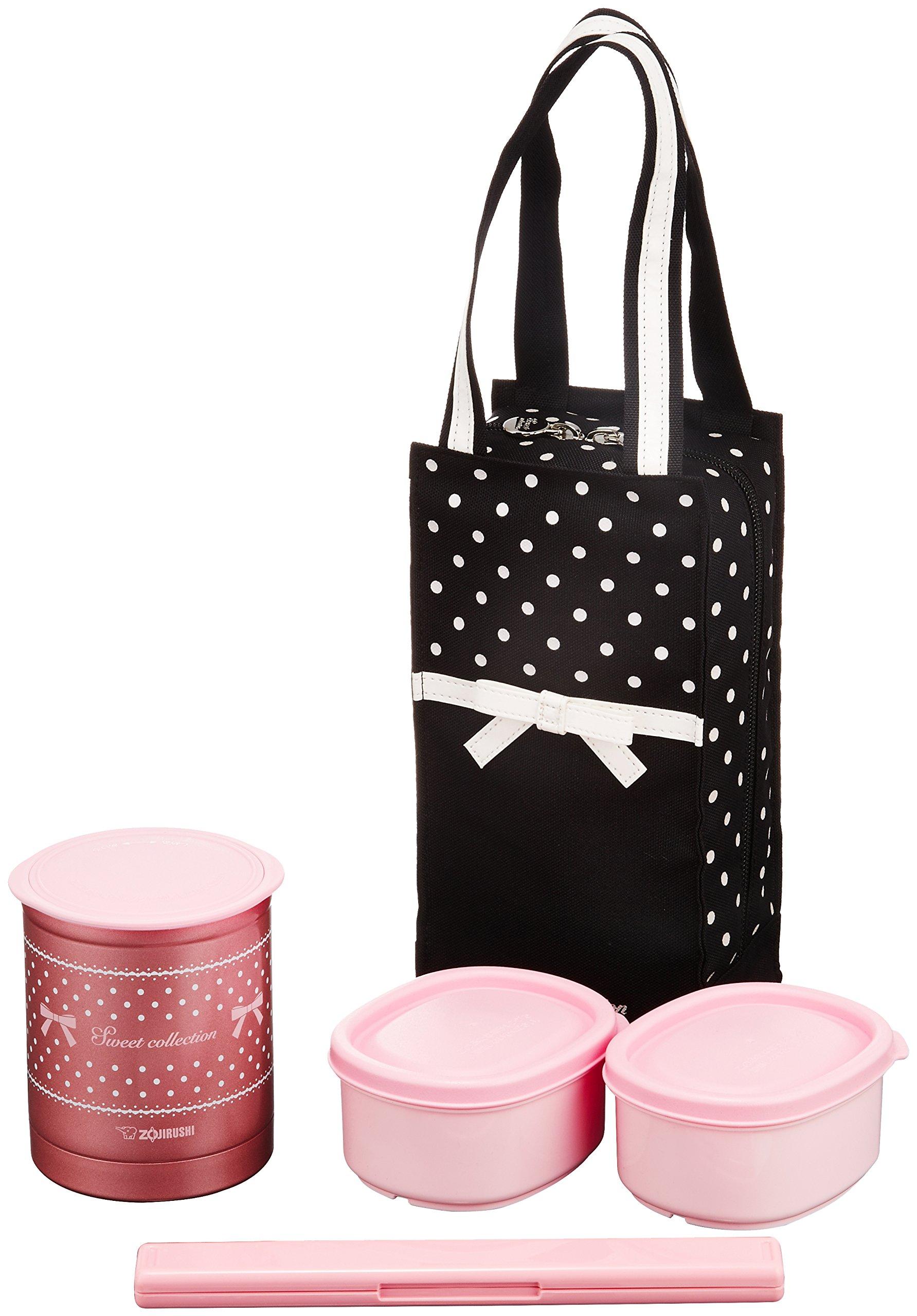 Zojirushi Insulated Lunch Box cup Mizutama Black [0.5 capacity] SZ-LA02-BZ