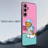 Gar-fis Cute Cartoon Cat Cool Design Phone Case For Samsung Galaxy S26 S25 S24 S23 S22 S21 Plus Ultra Note20 Soft Black