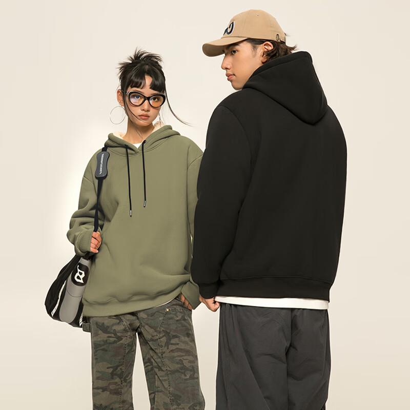 VANCL Men's Lamb Fleece Hooded Sweatshirt