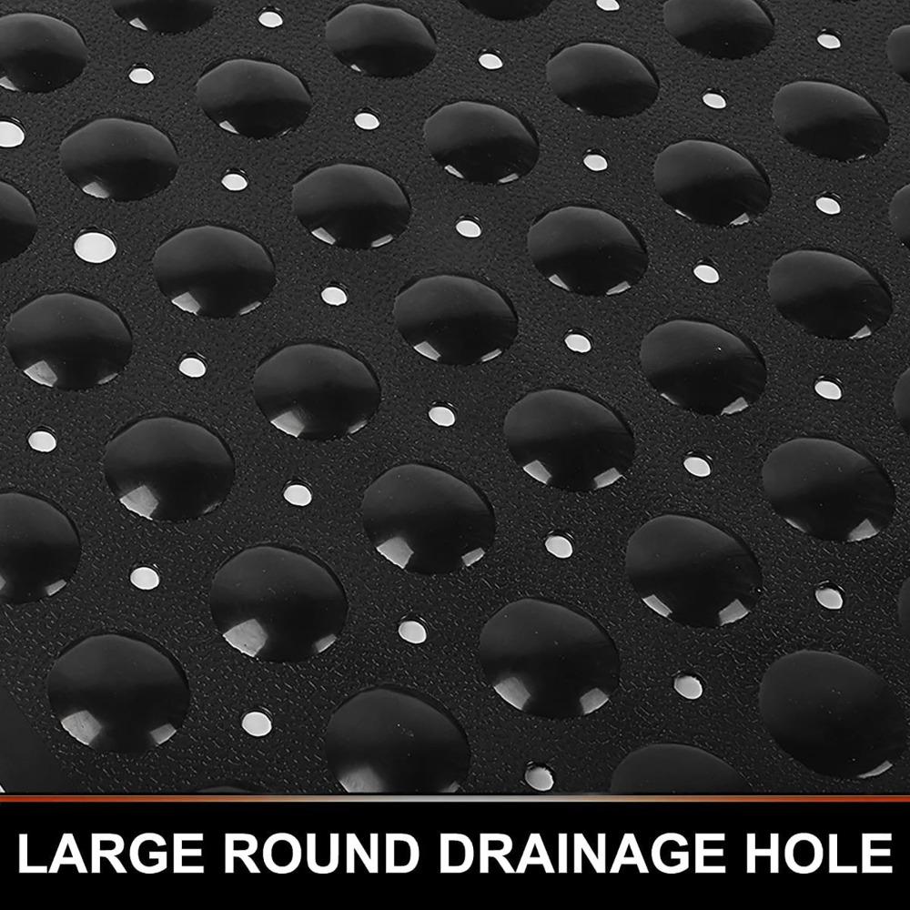 53x53cm Shower Mat Suction Cup PVC Anti Slip Bath Mat Square Shower Floor Pad Non Slip Safety Mat for Bathtub Bathroom Carpet