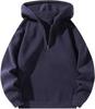Men's Quarter-Zip Stand Collar Sweatshirt - Casual Long Sleeve Winter Top