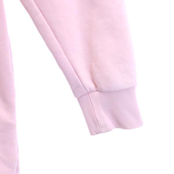 LOVEMOSCHINO Logo Print Long Sleeve Sweat One Piece 4 Pink Women Used