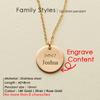 EMANCO Romantic Personalized Pendant Necklace Women Stainless Steel Necklace Dainty Necklace Floral Jewelry
