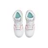 Detské tenisky Air Jordan 1 Mid SE GS Multi Knit Biela Washed-Teal Rush-Ružová DM6218-100