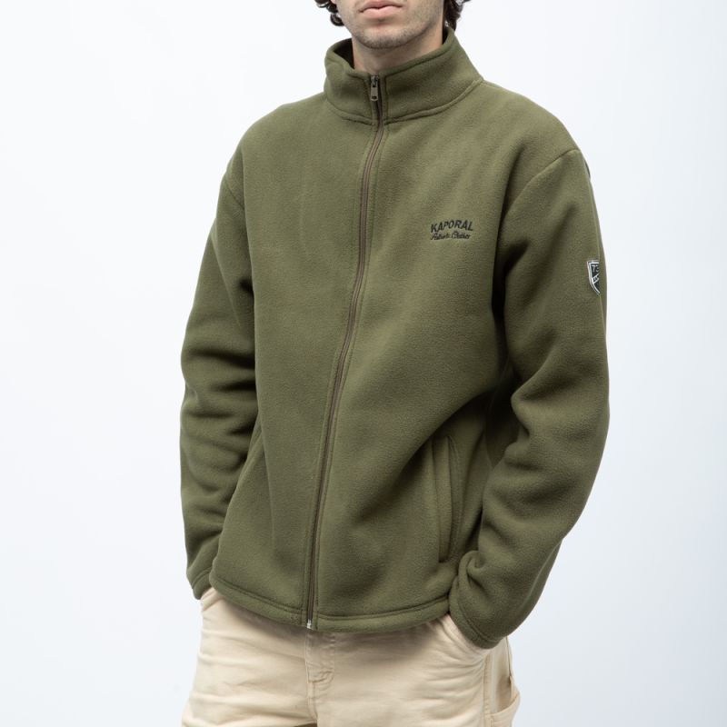 Gilet polaire franco col montant avec zip Homme KAPORAL