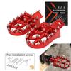 Motorcycles Footpegs Universal CNC Footpeg Footrest Foot Pegs Rests For CRF XR 50 70 110 M2R SDG DHZ SSR KAYO Dirt Pit Bike