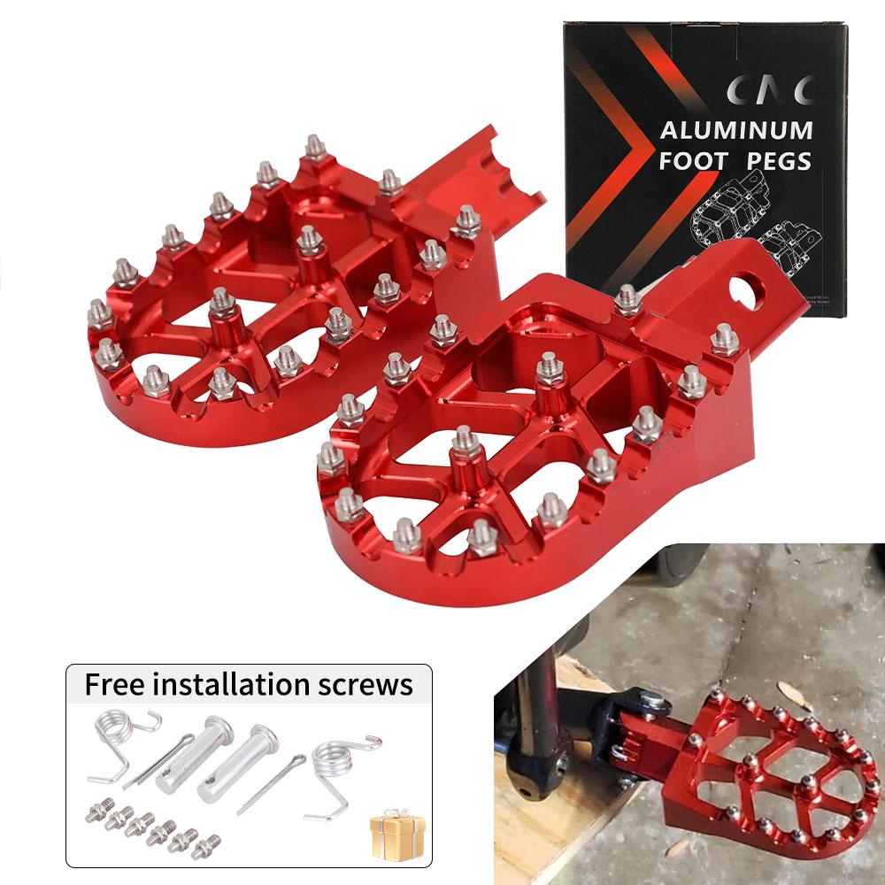 Motorcycles Footpegs Universal CNC Footpeg Footrest Foot Pegs Rests For CRF XR 50 70 110 M2R SDG DHZ SSR KAYO Dirt Pit Bike