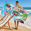 Toalla de Playa Toca Boca Life Impresión Plana 2D, Toalla Grande Suave de Secado Rápido para Playa Camping NataciónXSTJ0915209