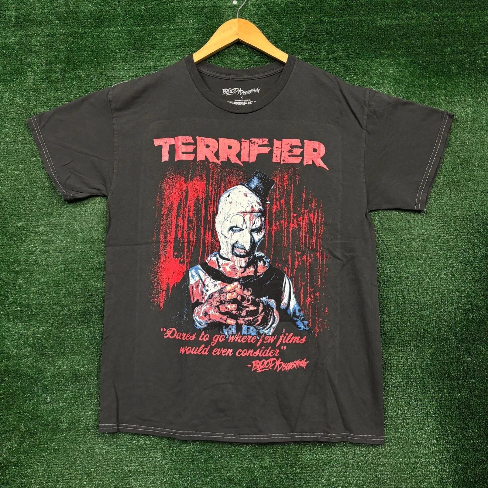 Bloody Disgusting x Terrifier Art the Clown T-Shirt Size Medium 4XL
