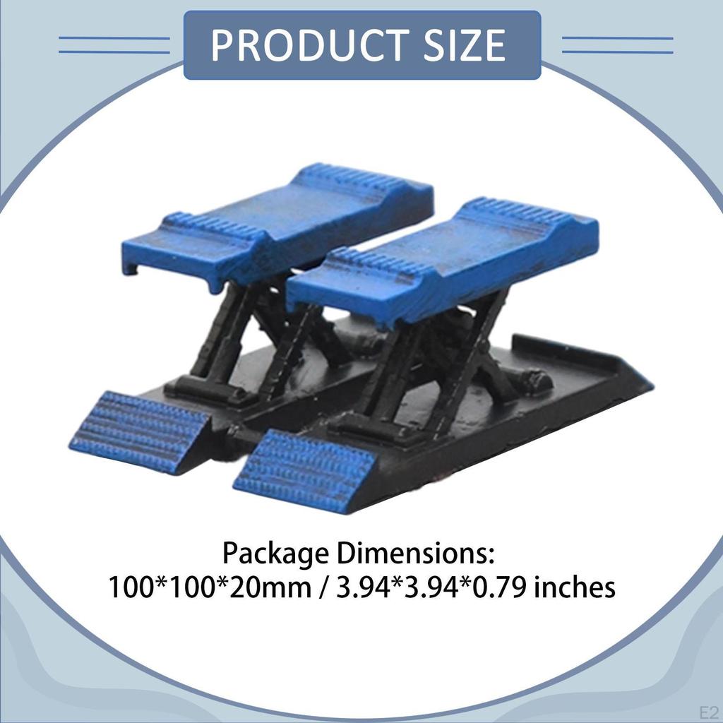 1/64 Car Garage Tool Micro Scene Decor, Realistic Wheel Stand for Fairy Garden, Miniature