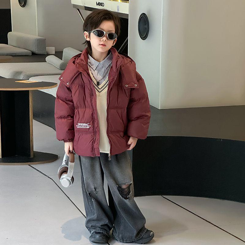 2025 New Kids' Winter Thick Down Jacket Casual Warm Coat for Boys and Girls