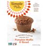 Simple Mills Almond Flour Baking Mix Pumpkin Muffin & Bread 255g (9.0oz)